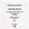 Tour Promo: Automatic Flowers